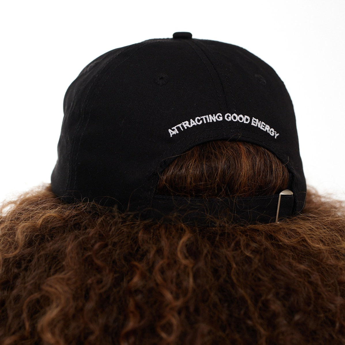 Cap "Attracting Good Energy" Black Logo Baseball Cap
