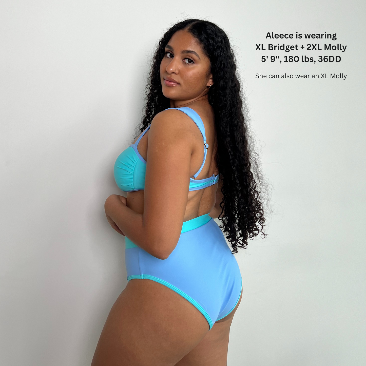 MOLLY Peri Full Coverage High Rise Bikini Bottom