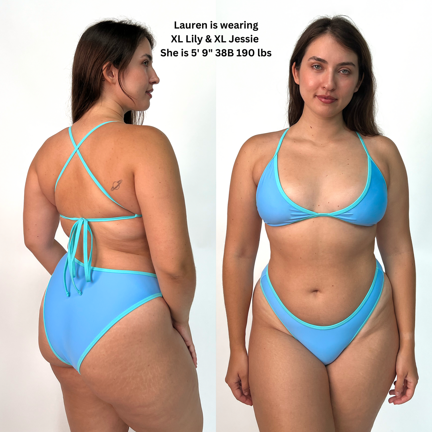 JESSIE Cacao Classic Bikini Bottoms