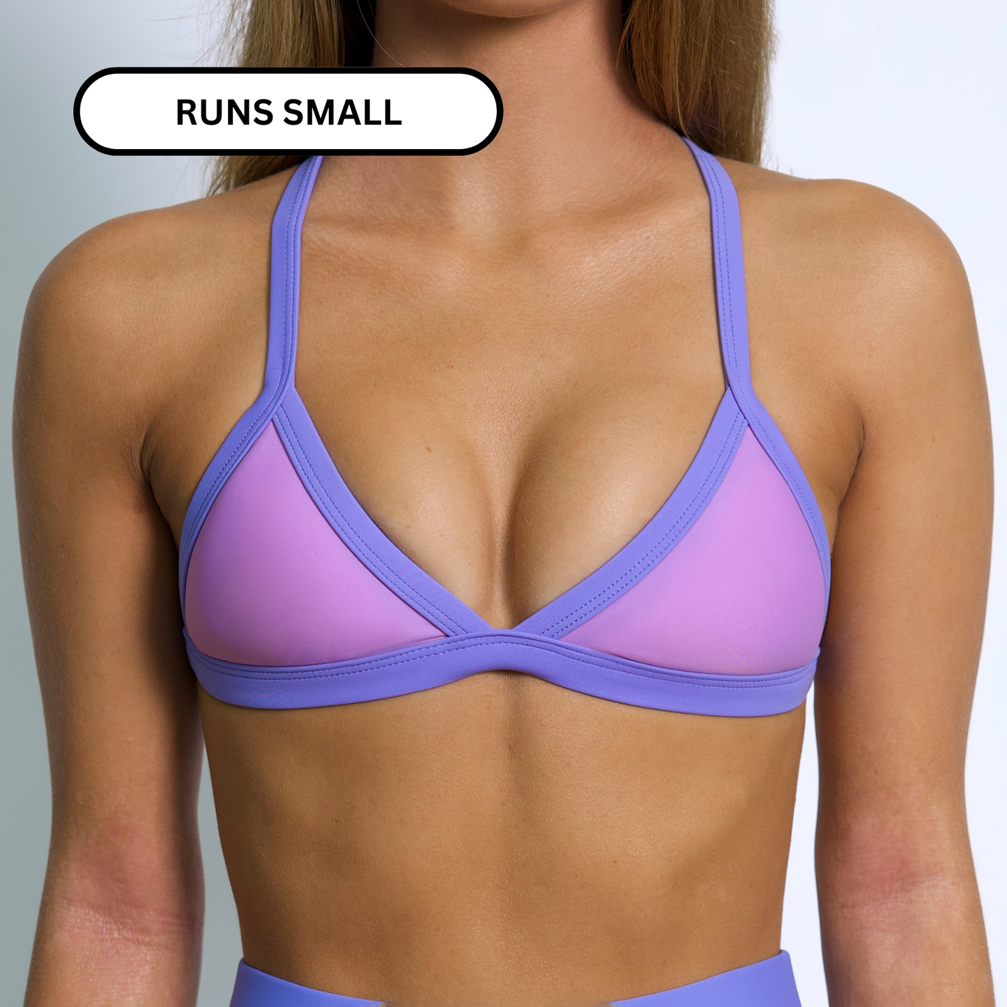SERENA Lavender Triangle Bikini Top