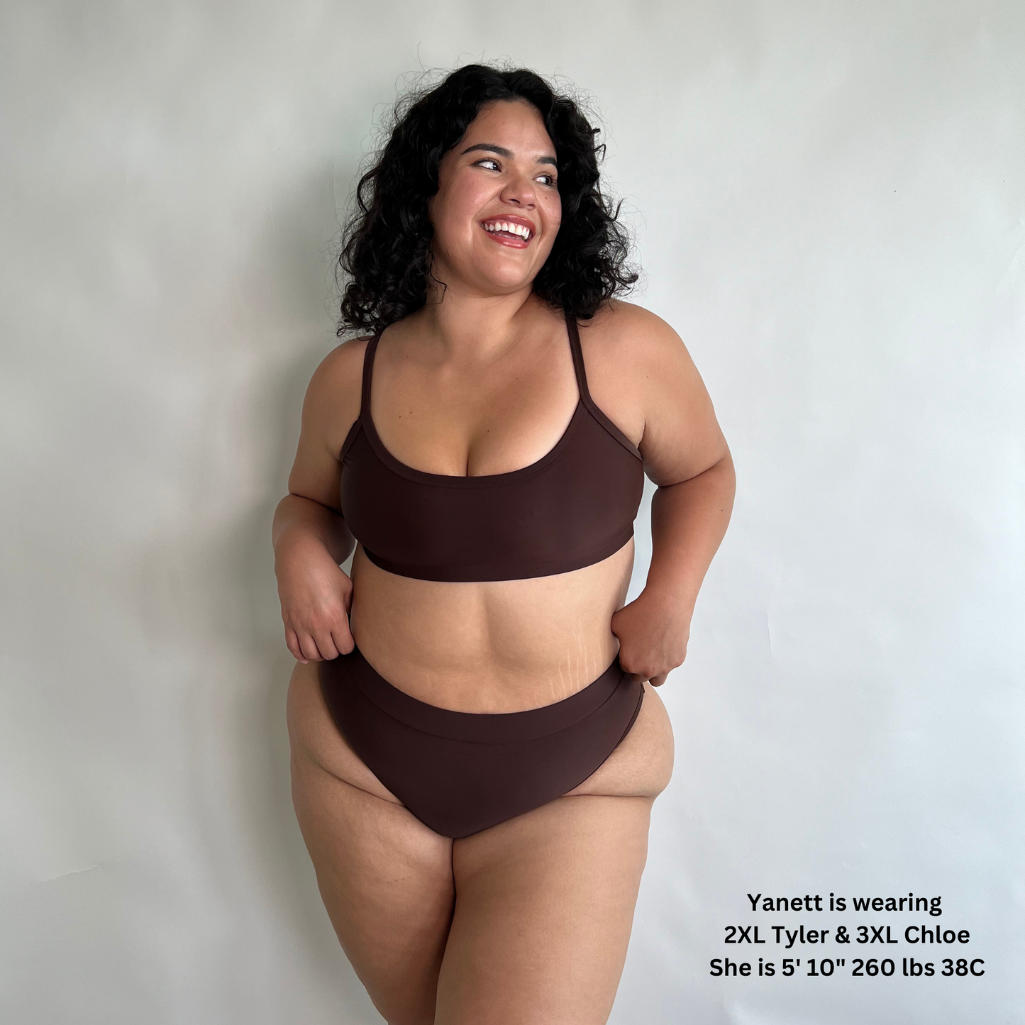 TYLER Peri Sporty Bikini Top