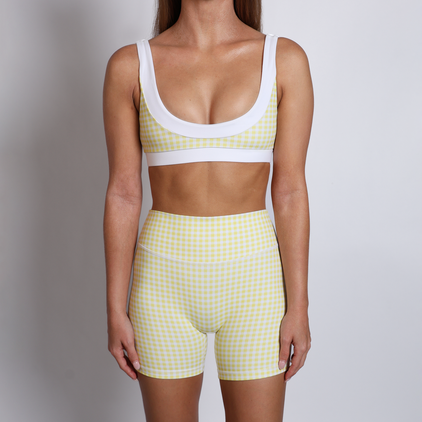 CHASE Gingham Lemonade Active Short