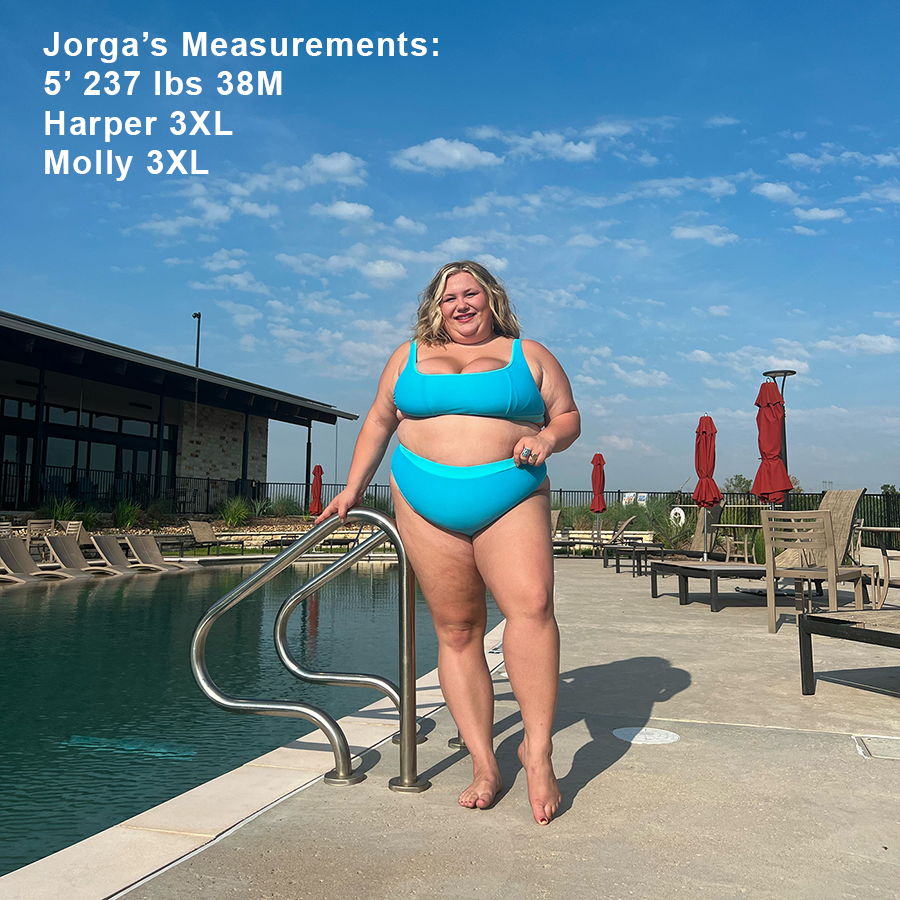 MOLLY Poppy Pink Full Coverage High Rise Bikini Bottom