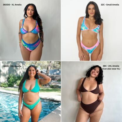 AMELIA Melon Pop '1993' Minimal Bikini Top