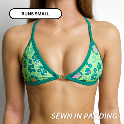 LILY Botanical Bloom "1993" Minimal Triangle Top