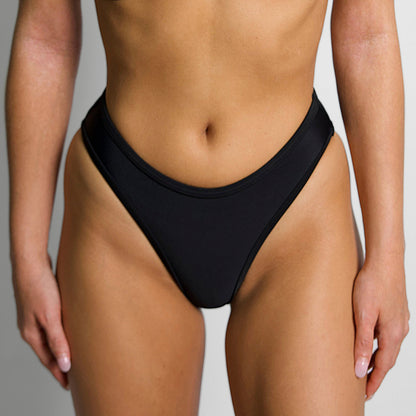 JESSIE Black Classic Bikini Bottoms