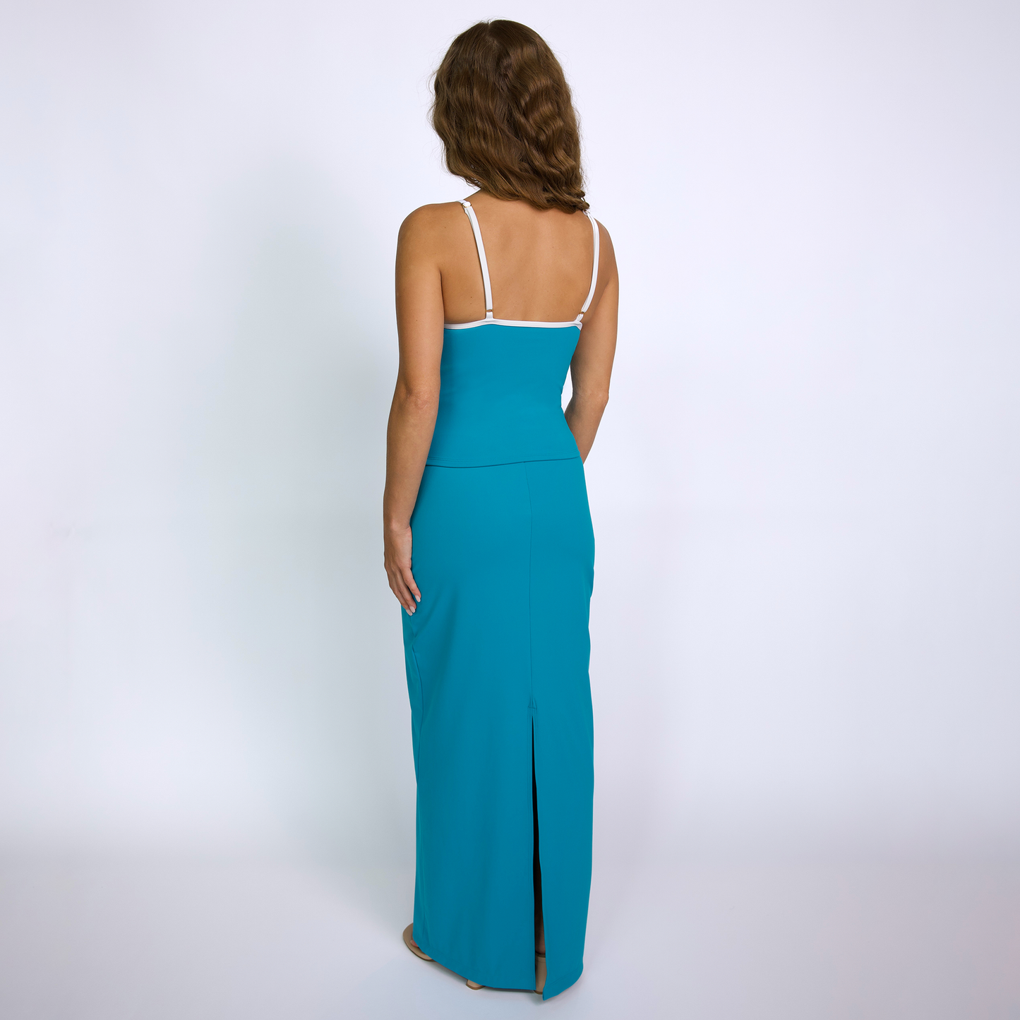 BELLA Aqua Marine Maxi Skirt