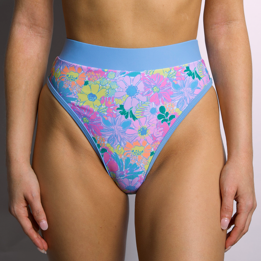 CHLOE Bouquet High Rise Bikini Bottom