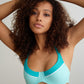 CHARLIE Seafoam Underwire Piping Top
