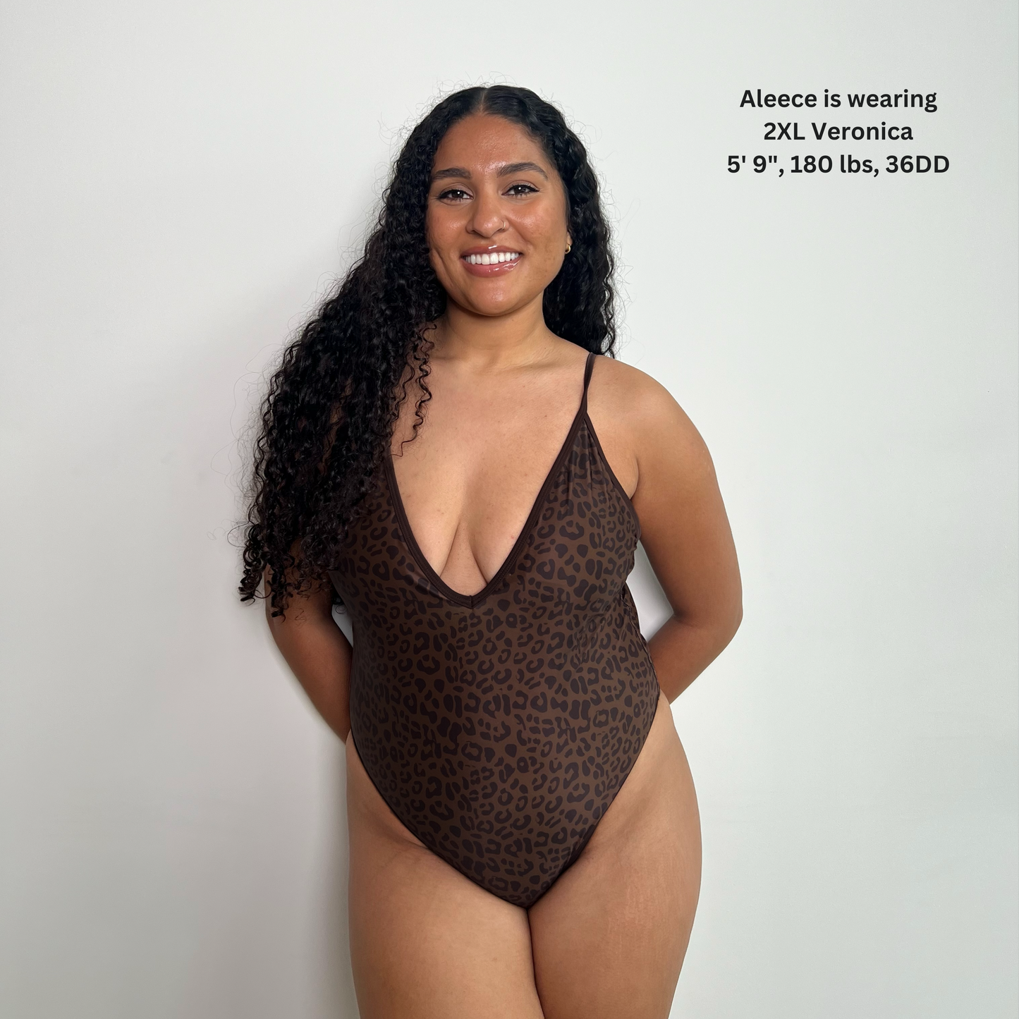 VERONICA Jaguar Deep V One Piece