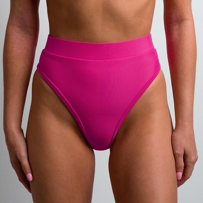 CHLOE Dragon Fruit High Rise Bikini Bottom