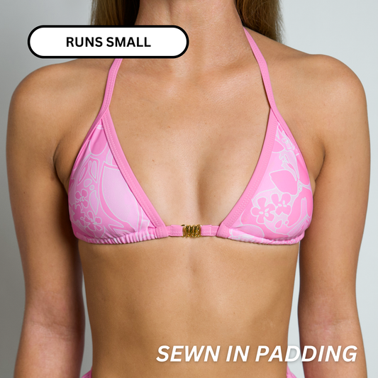LILY Flora Pop Petal "1993" Minimal Triangle Top