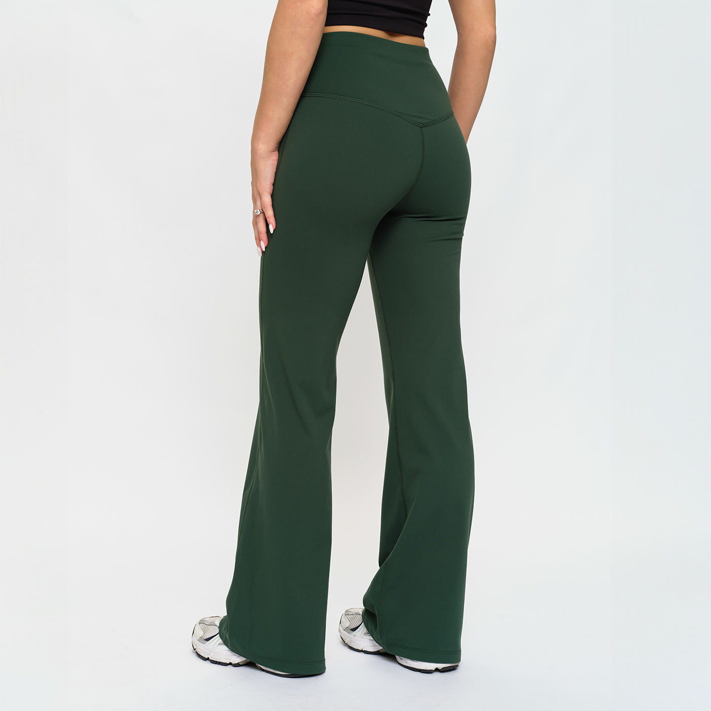 LOGAN-FLARE Evergreen Flare Legging - SHORT