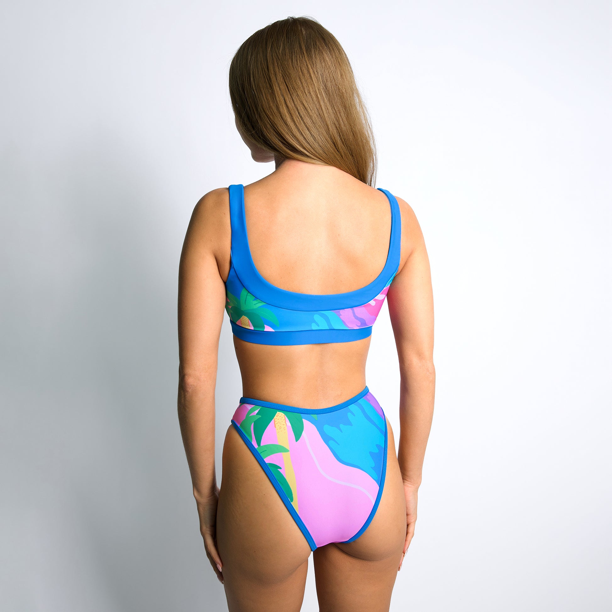 HALLE Island Time Lift Scoop Bikini Top