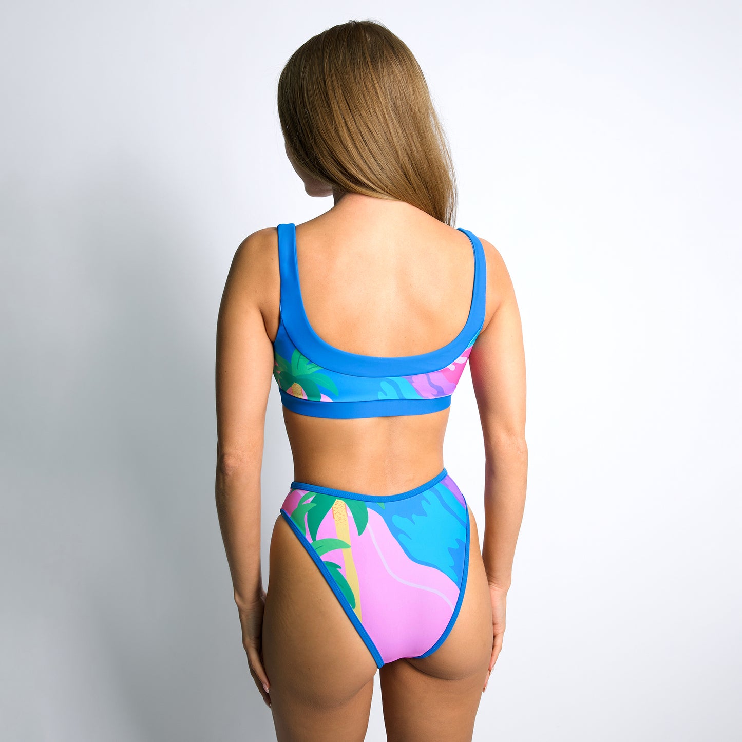 HALLE Island Time Lift Scoop Bikini Top