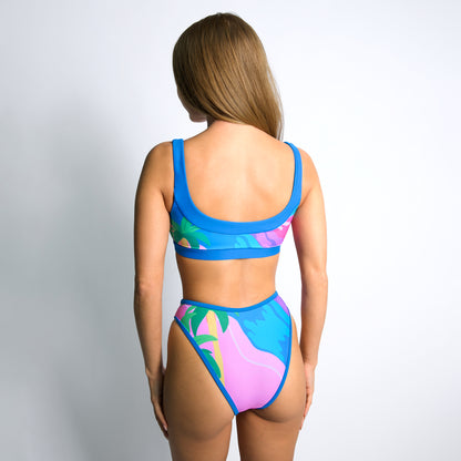 HALLE Island Time Lift Scoop Bikini Top