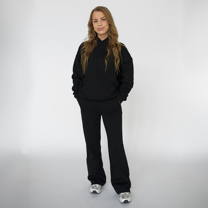 EMERSON Black Fleece Wide Leg Pant - LONG