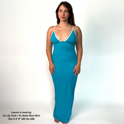 LILY-TANK Aqua Marine Triangle Top
