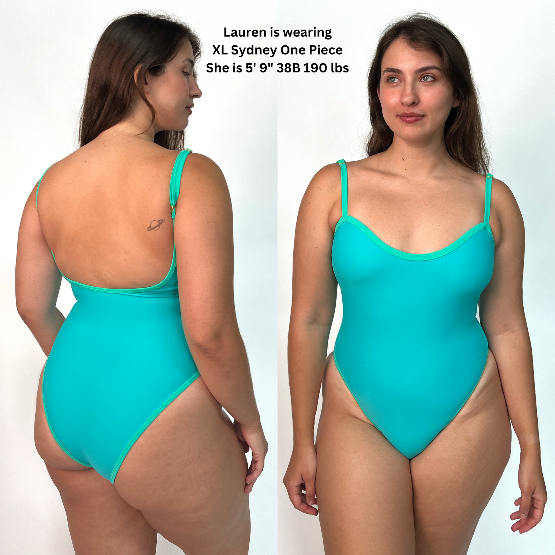 SYDNEY-ONEPIECE Aqua Melon Sweetheart One Piece