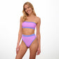 CONNER Lavender Bandeau Bikini Top