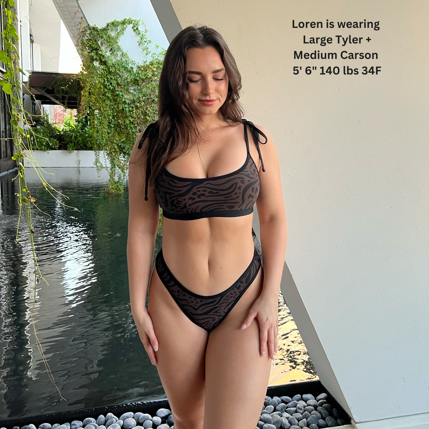 CARSON Peri Cheeky Bikini Bottom