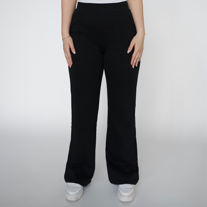 EMERSON Black Fleece Wide Leg Pant - LONG