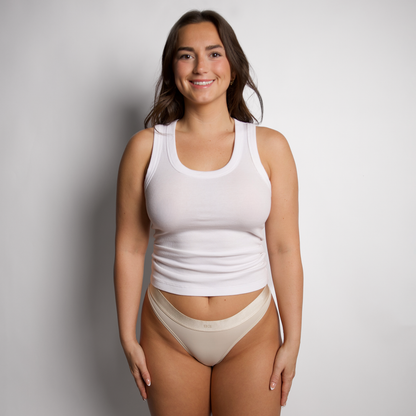 THONG-PANTY Single in Almond