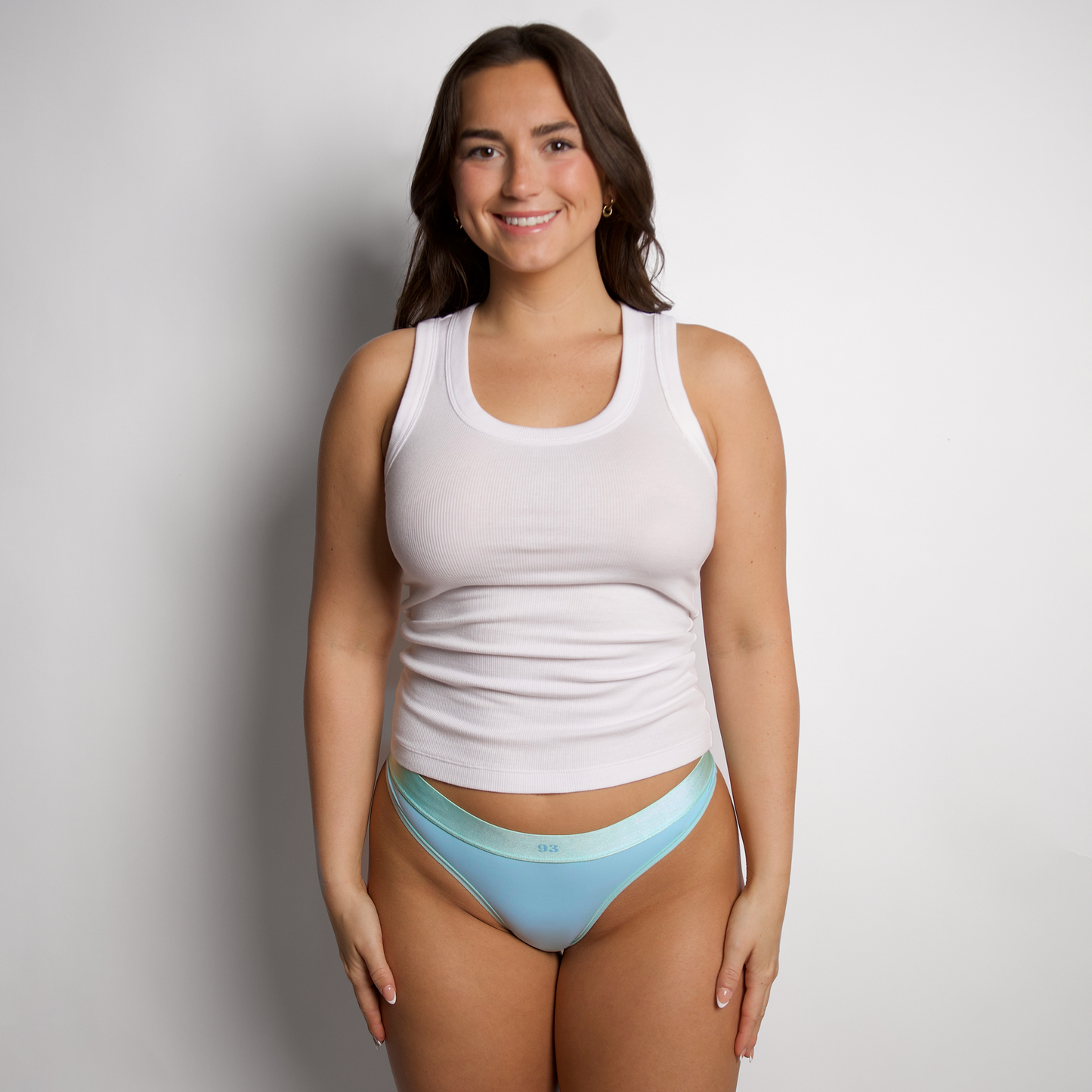 THONG-PANTY Trio: Poppy Pink, Peri Blue, Almond