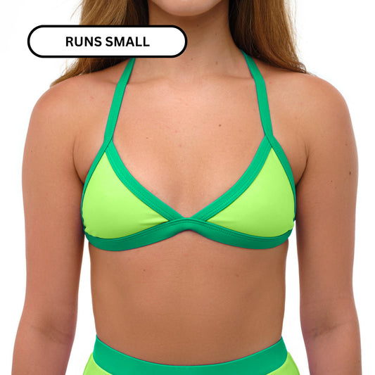 SERENA Kiwi Melon Triangle Bikini Top