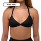 SERENA Black Triangle Bikini Top