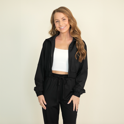 SHANE Black Cropped Jacket