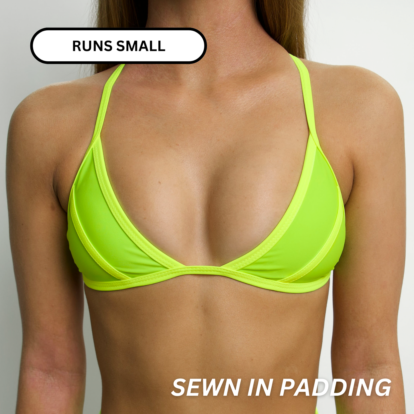 LILY Sour Flash Minimal Triangle Top