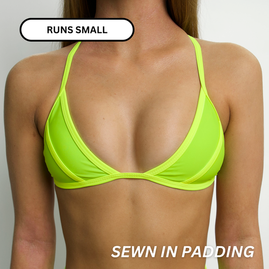 LILY Sour Flash Minimal Triangle Top