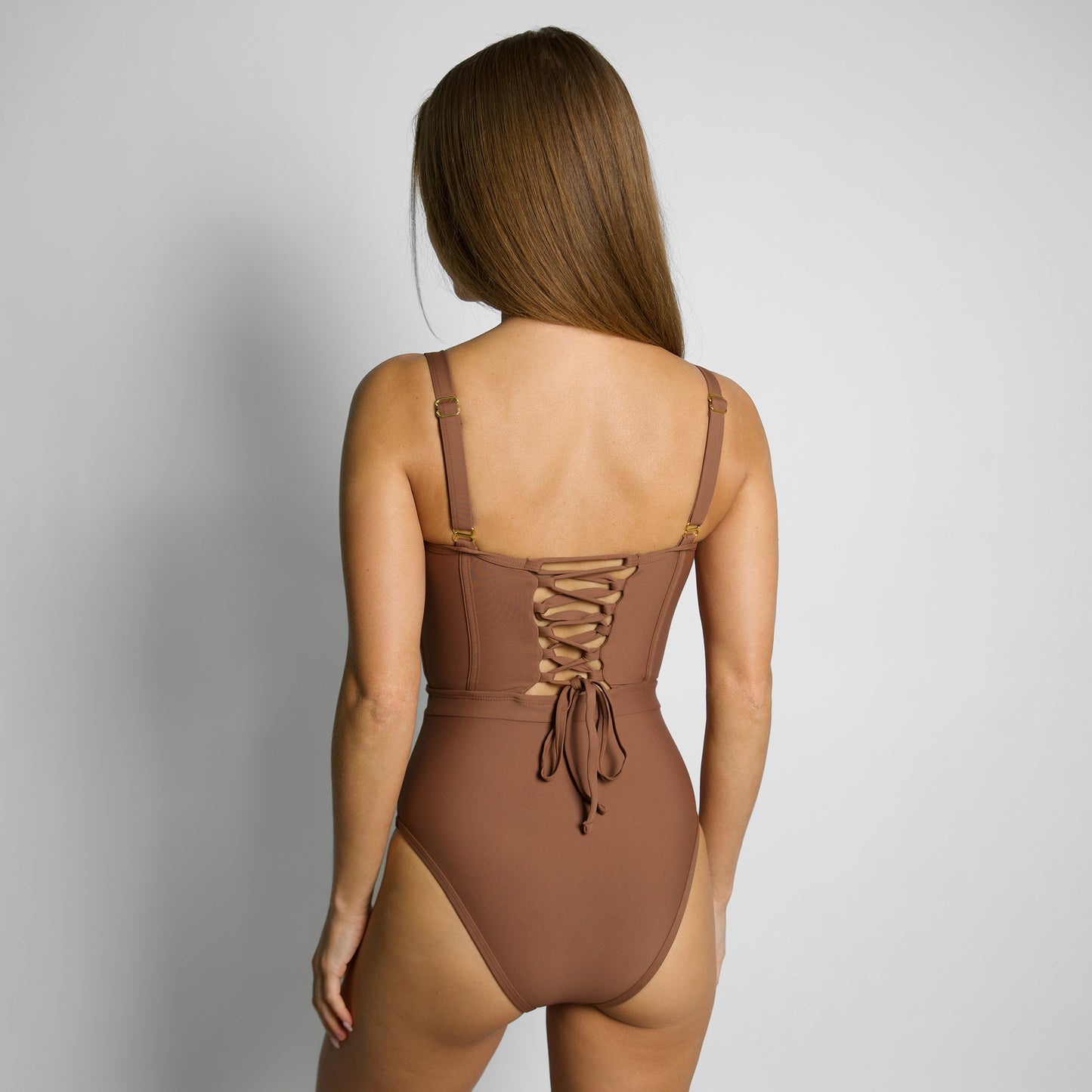 NAOMI Truffle Corset One Piece