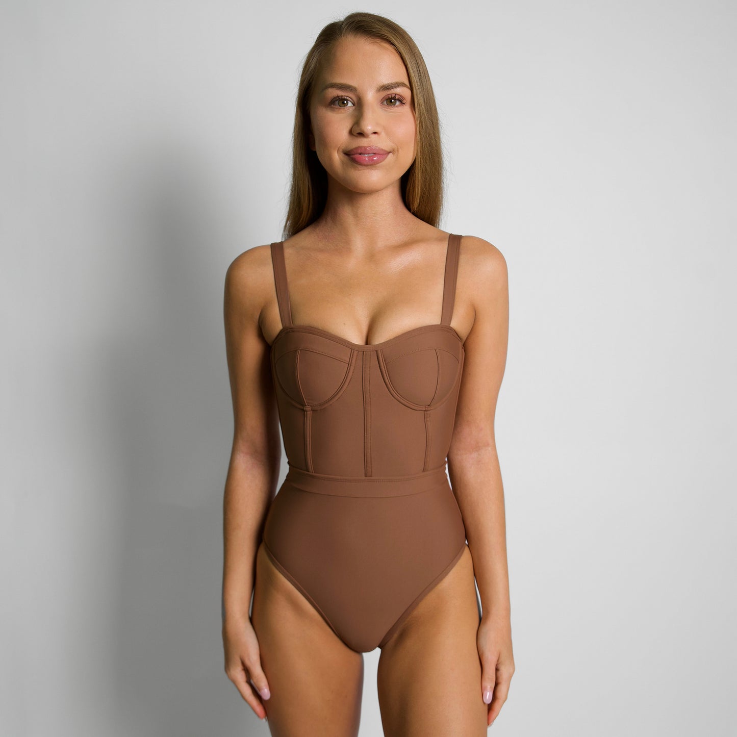 NAOMI Truffle Corset One Piece