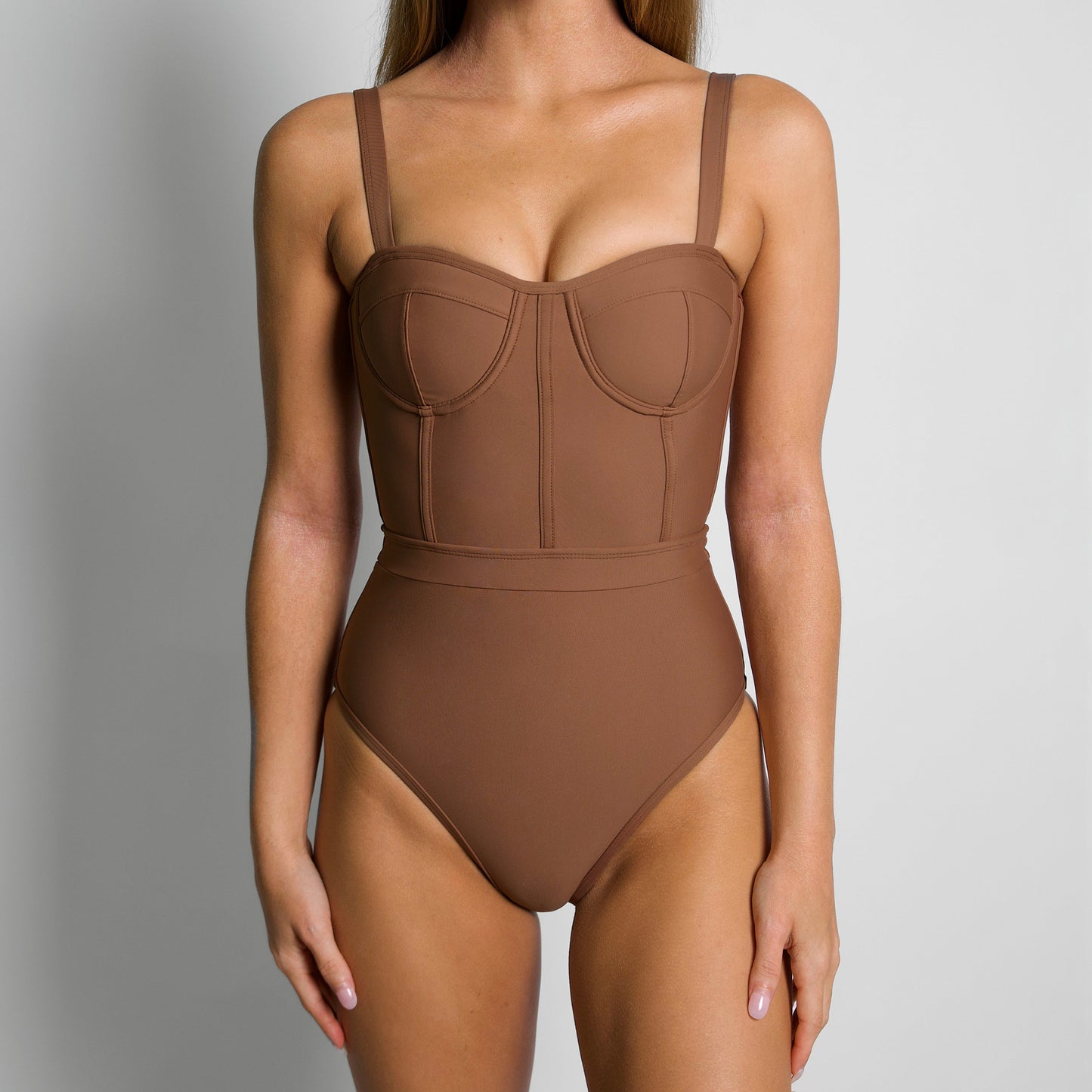 NAOMI Truffle Corset One Piece