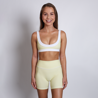 CHASE Gingham Lemonade Active Short