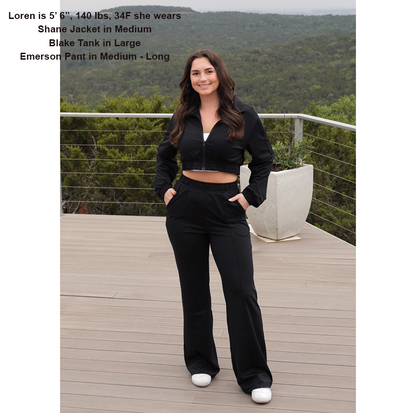 SHANE Black Cropped Jacket
