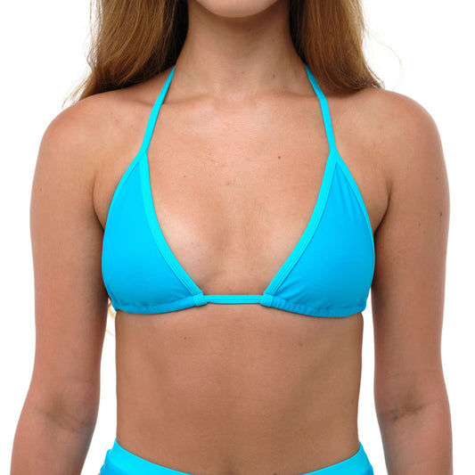 DANNY Bubble Blue String Triangle Top