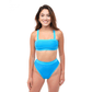 CHLOE Bubble Blue High Rise Bikini Bottom