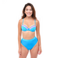 SADIE Bubble Blue Underwire Bikini Top - Tri-Tone