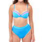 SADIE Bubble Blue Underwire Bikini Top - Tri-Tone