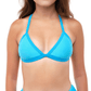 SERENA Bubble Blue Triangle Bikini Top