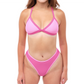 CARSON Poppy Pink Cheeky Bikini Bottoms