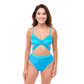 SOPHIE Bubble Blue Butterfly Bikini Top